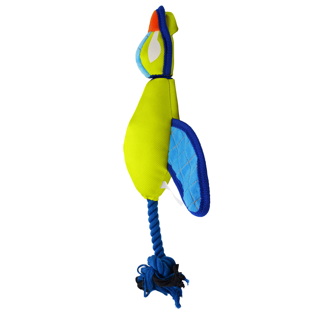 NERF DOG Hračka pre psov Nylonová plyšová kačica s chrumkavými krídlami na hádzanie 42 cm