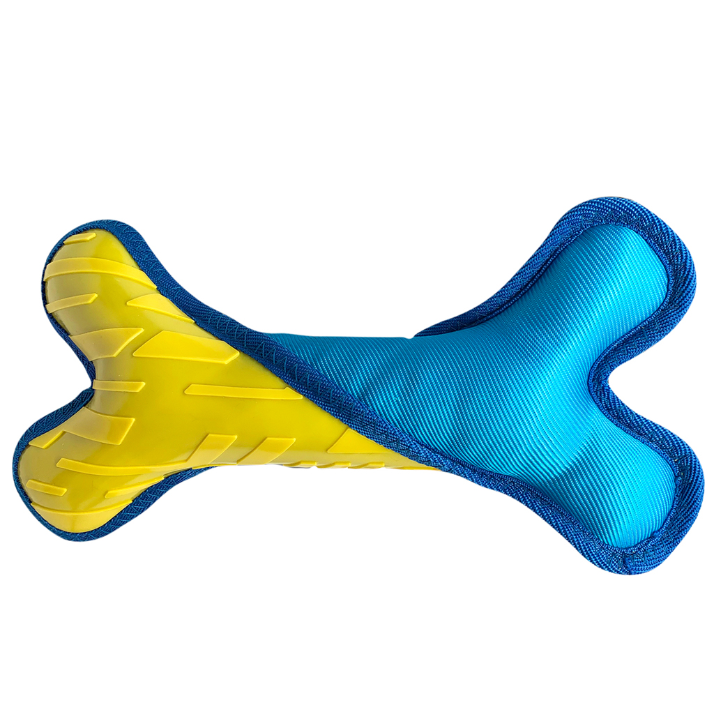 NERF DOG Hračka pre psov odolná kosť s plyšovou nylonovou výplňou 28 cm