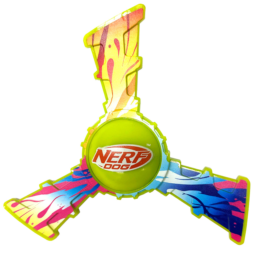 NERF DOG Hračka pre psov trojlietadlo s farebným úchopom 20 cm