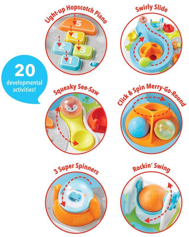 SKIP HOP Stolík aktívny Explore&amp;More Let's Roll 6m+