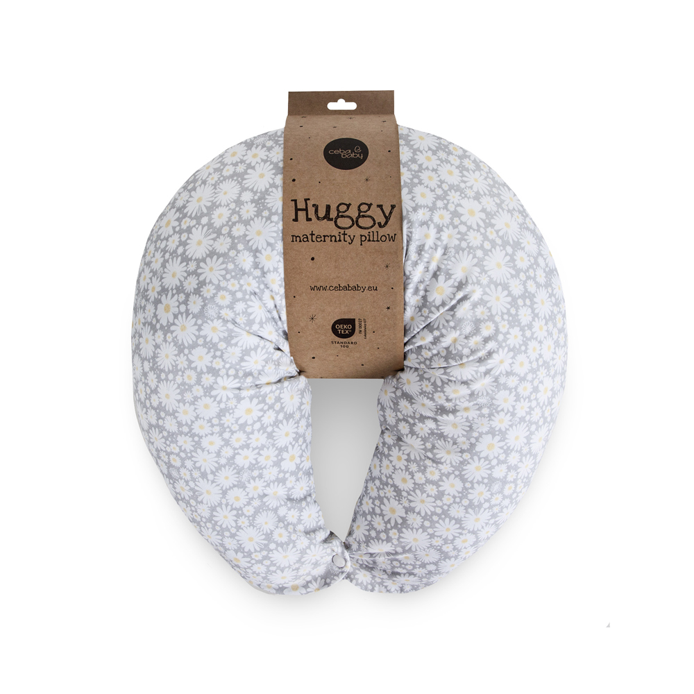 CEBA BABY Vankúš na dojčenie HUGGY (150x60x37) Basic Chamomile