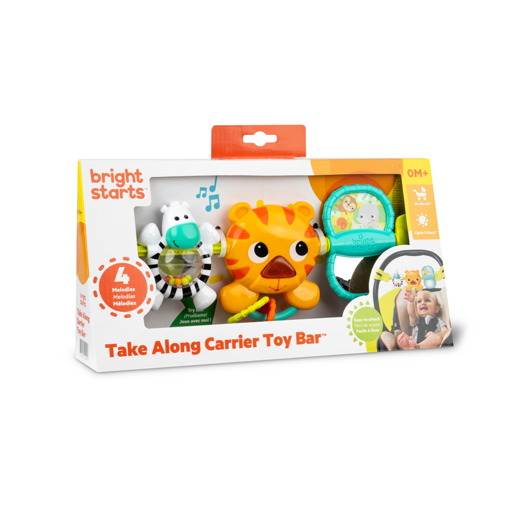 BRIGHT STARTS Hračka do kočíka Tiger Bar, 0 m+