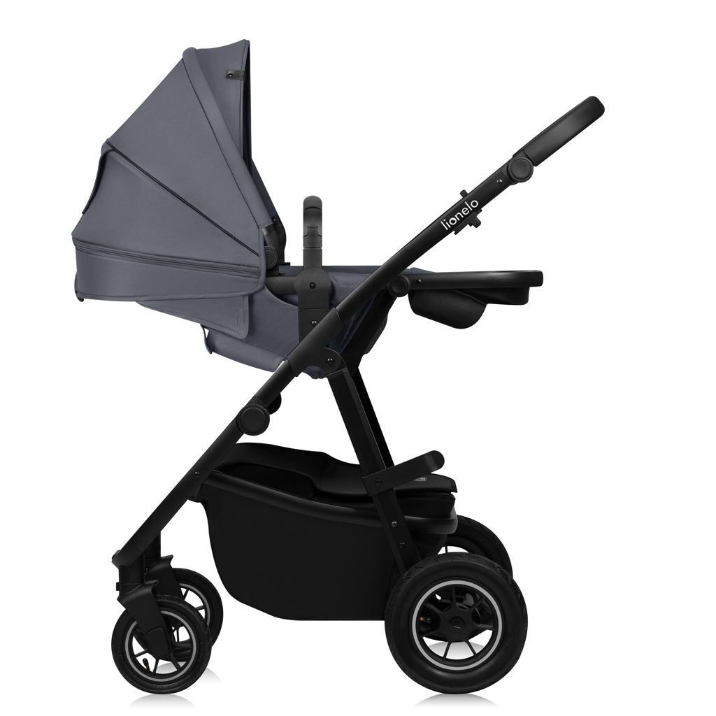 LIONELO Kočík kombinovaný Amber Plus 3v1 Grey Graphite