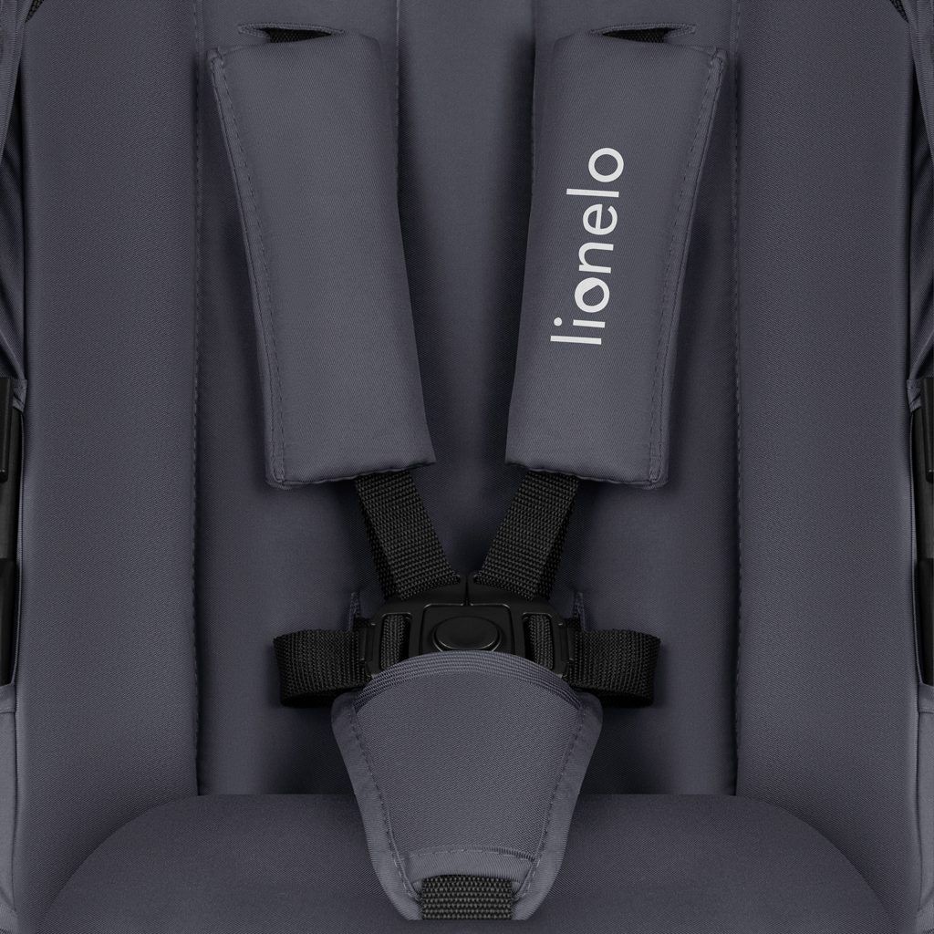 LIONELO Kočík kombinovaný Amber Plus 3v1 Grey Graphite