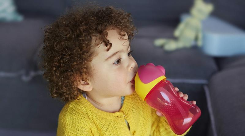 Philips AVENT Hrnček 300 ml Bendy s ohybnou slamkou dievča