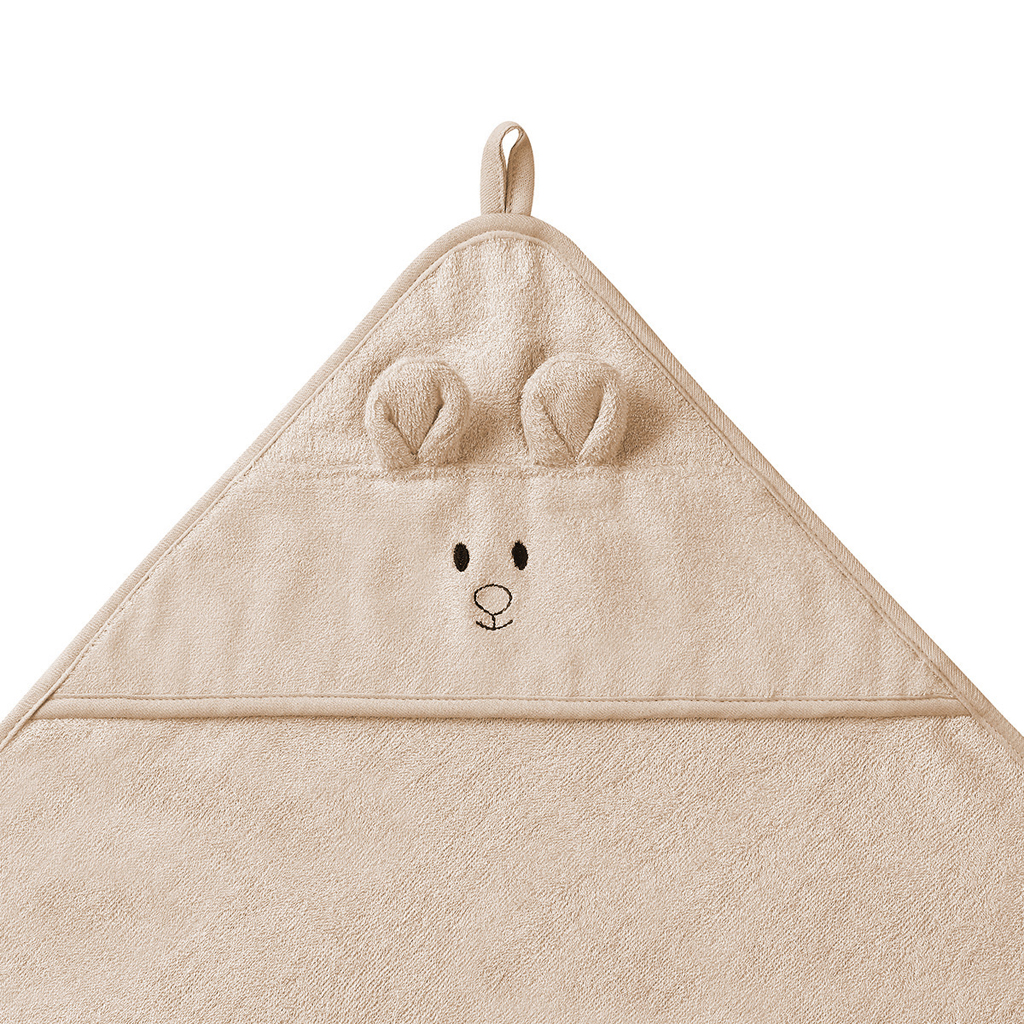 BABYONO Osuška bambusová Super Soft Dark Beige 100x100 cm