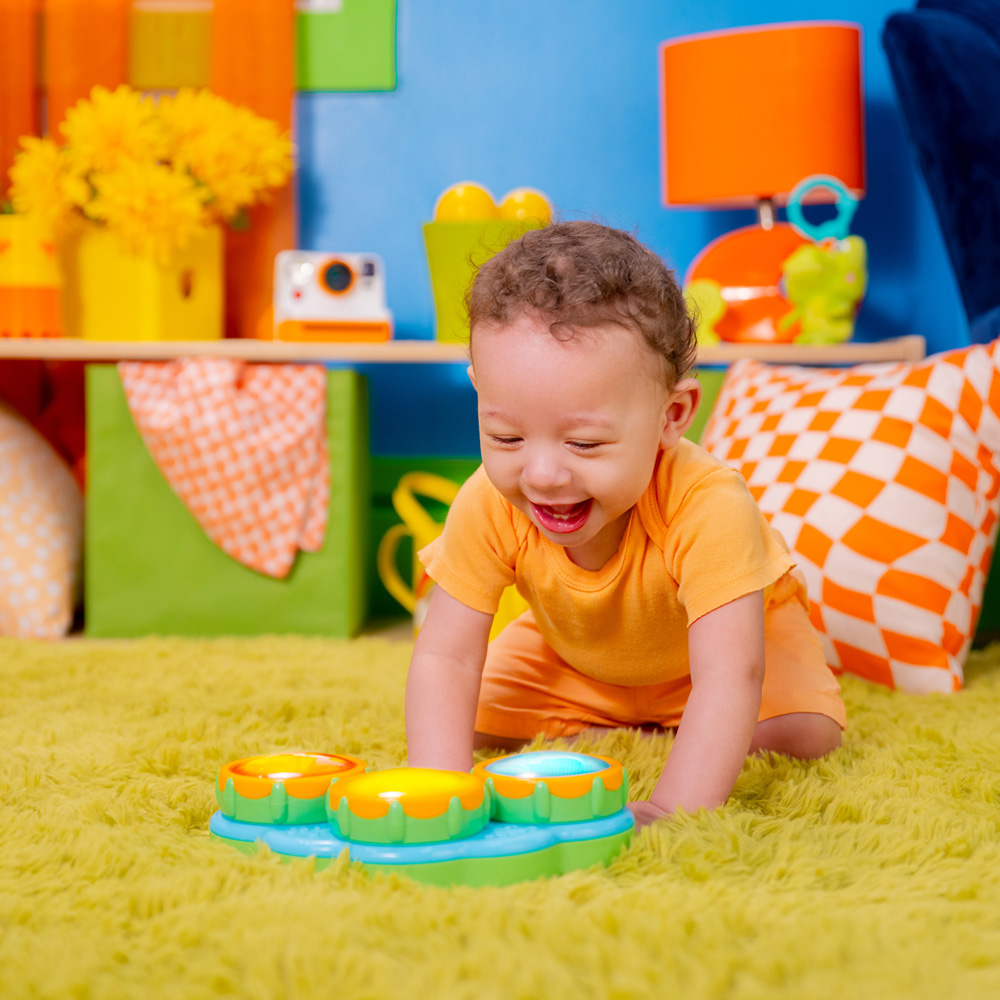 BRIGHT STARTS Hračka bubny Safari Beats™ 3m+