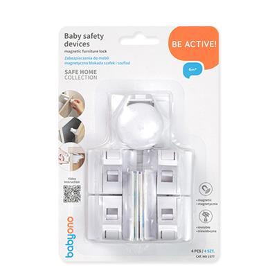 BABYONO Zámky magnetické na nábytok 4ks