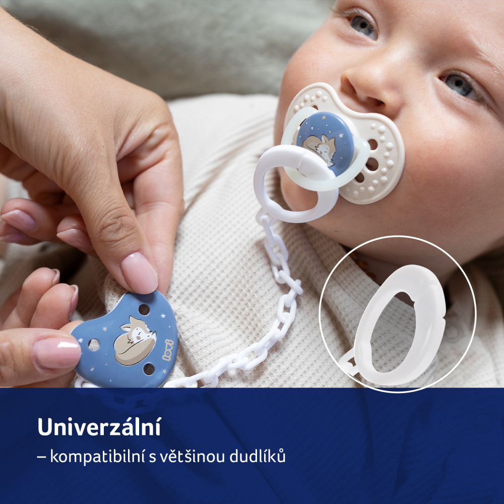 LOVI Retiazka na cumlík Night&amp;Day chlapec