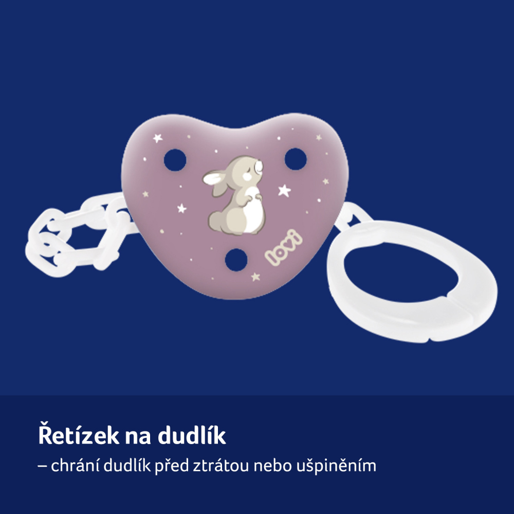 LOVI Retiazka na cumlík Night&amp;Day chlapec