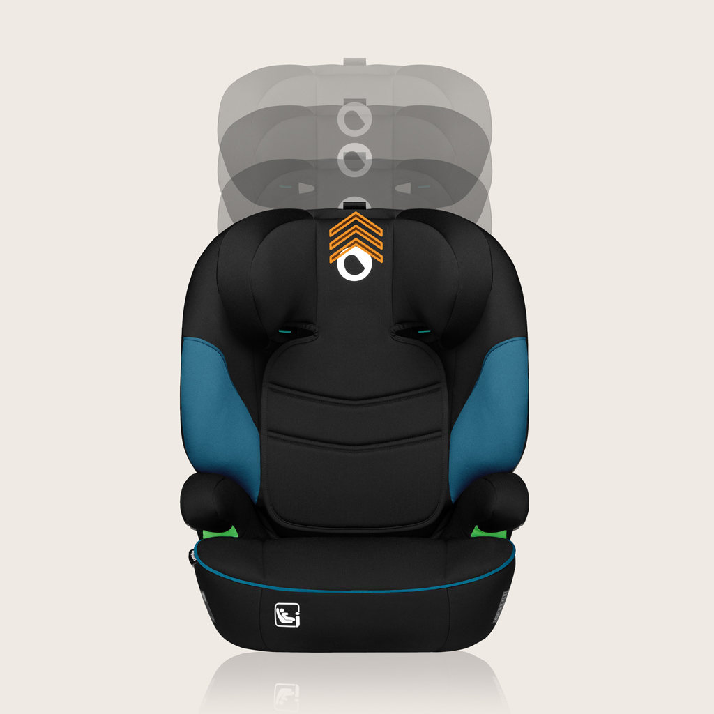 LIONELO Autosedačka Lars i-Size (100-150 cm) Green Turquoise