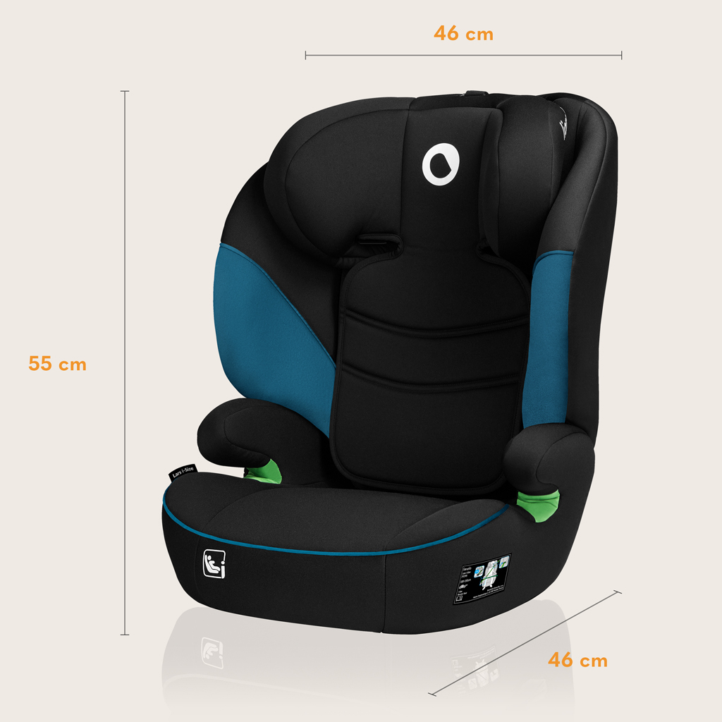 LIONELO Autosedačka Lars i-Size (100-150 cm) Green Turquoise