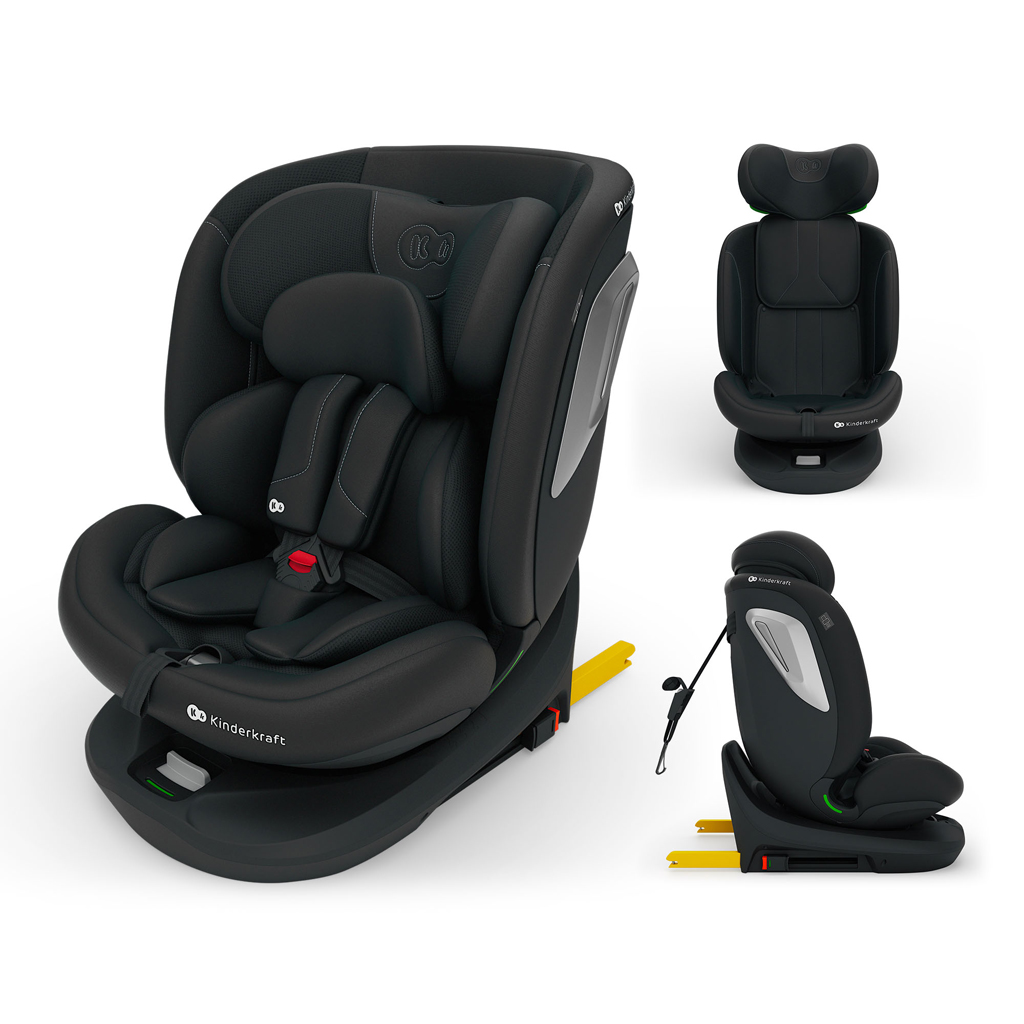 KINDERKRAFT Autosedačka i-Grow 2 Plus (40-150 cm) Black