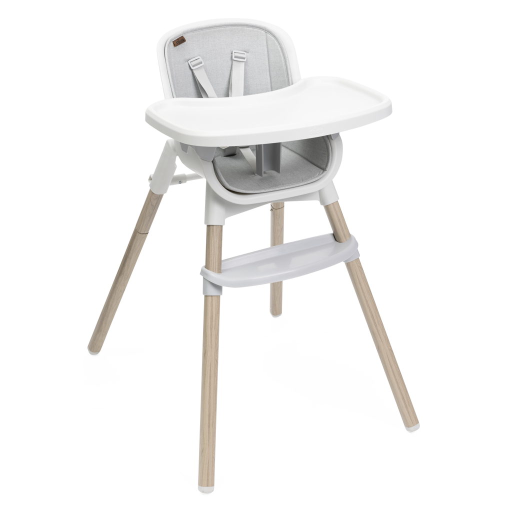 CHICCO Stolička jedálenská Zest Plus - Wooden Grey