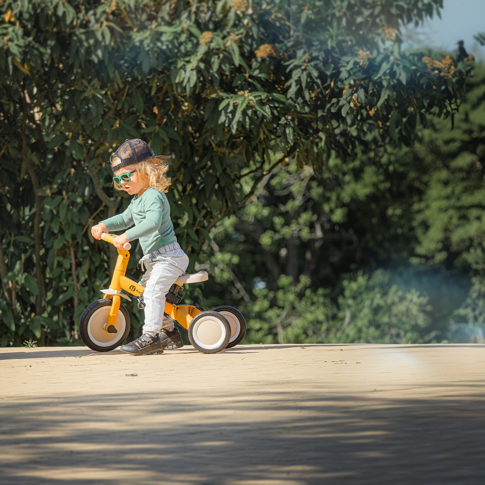 PETITE&amp;MARS Trojkolka multifunkčná 5v1 Turbo Intense Ochre