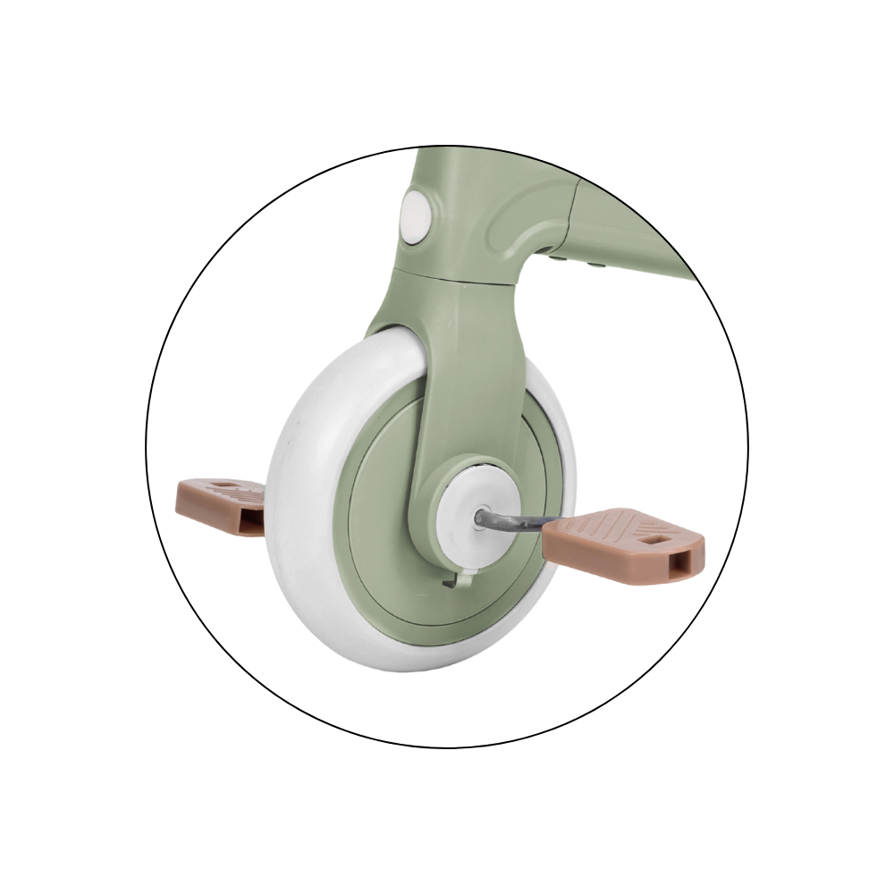 PETITE&amp;MARS Trojkolka multifunkčná 3v1 Bingo Sage Leaf