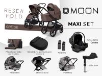 Moon Resea Fold Maxi Set Greige