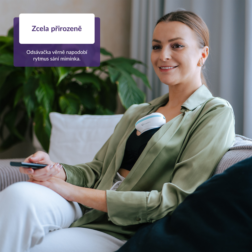 TRUELIFE Odsávačka materského mlieka elektrická handsfree Nutrio BP W5