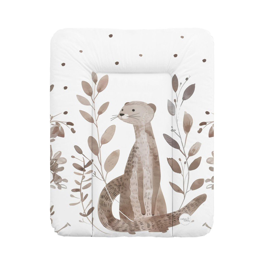 CEBA BABY Podložka prebaľovacia mäkká (50x70) Basic Clever Otter