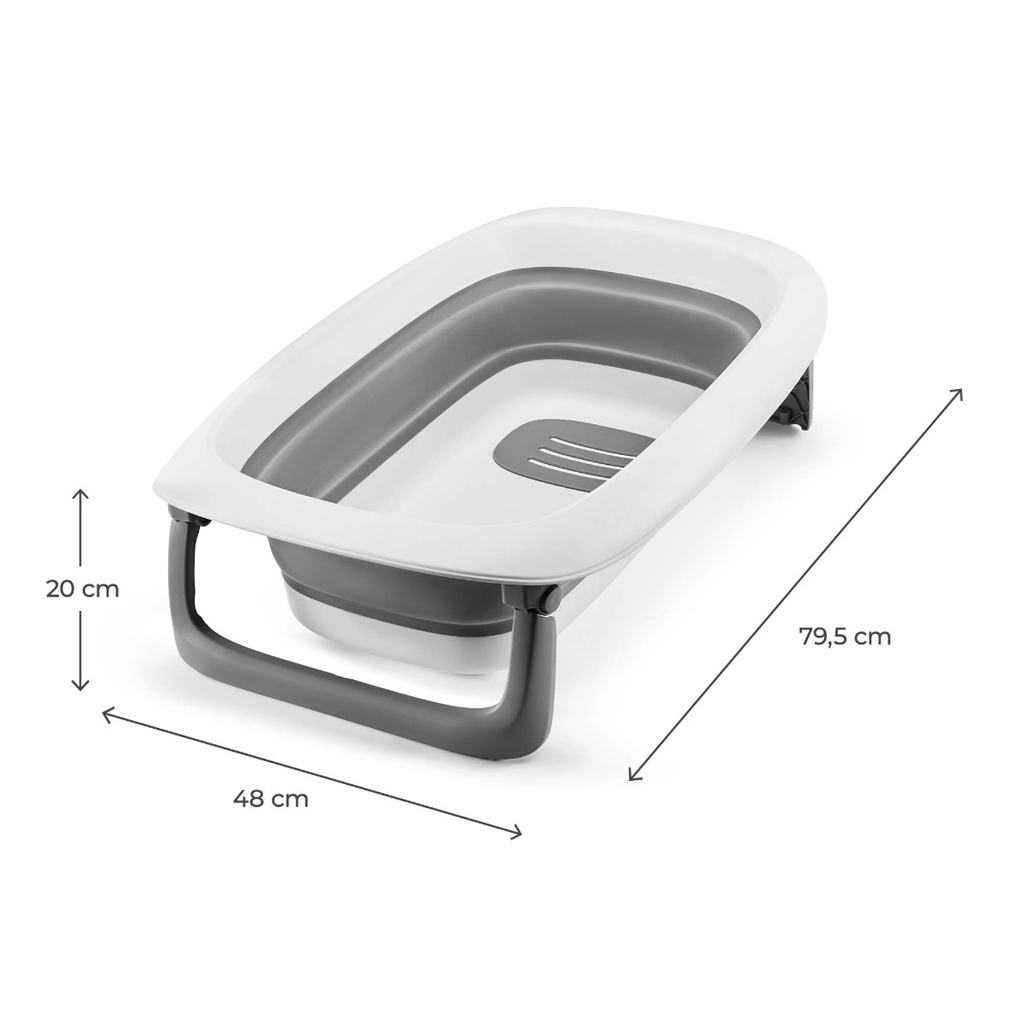 KINDERKRAFT Stolík prebaľovací s vaničkou Bubbly Grey