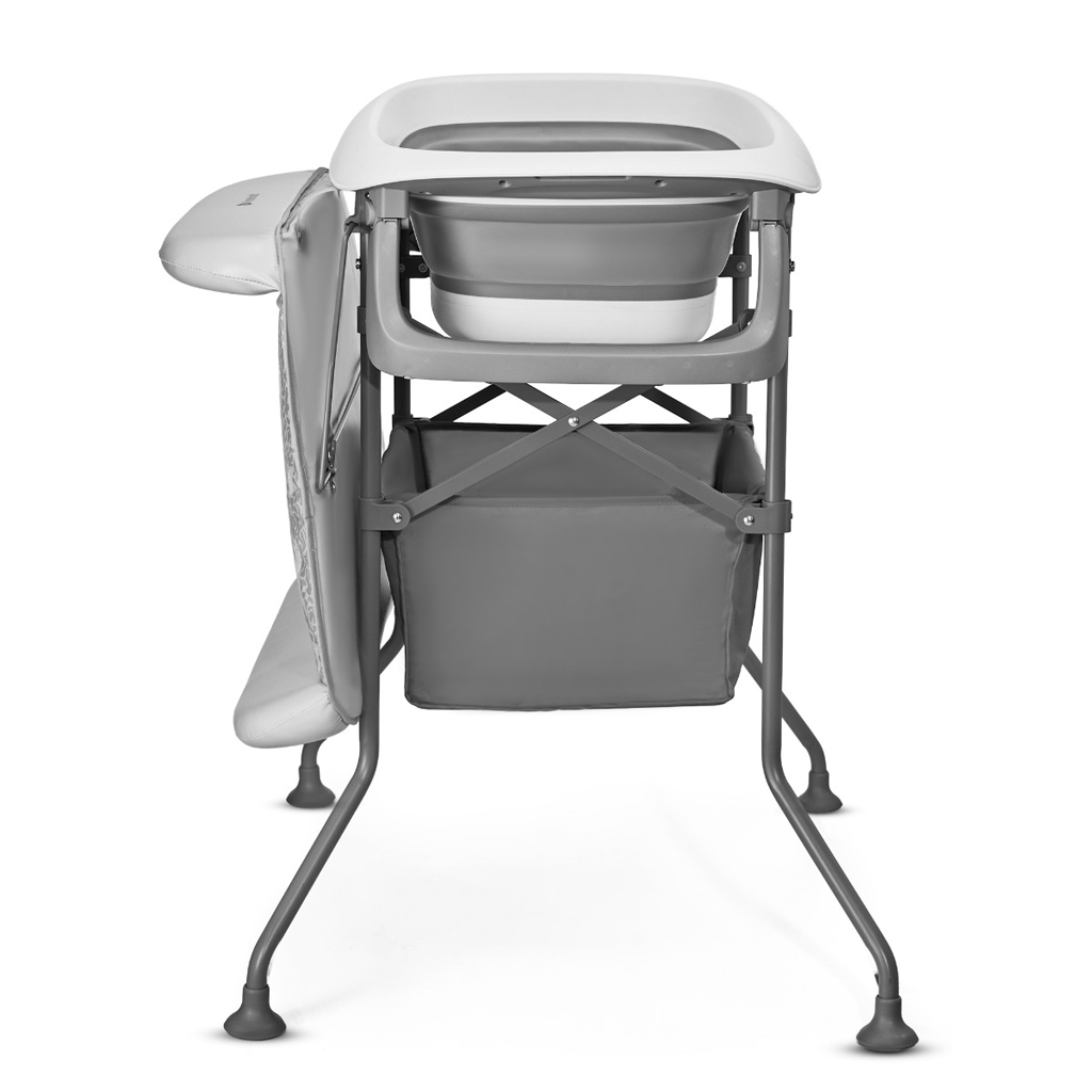 KINDERKRAFT Stolík prebaľovací s vaničkou Bubbly Grey