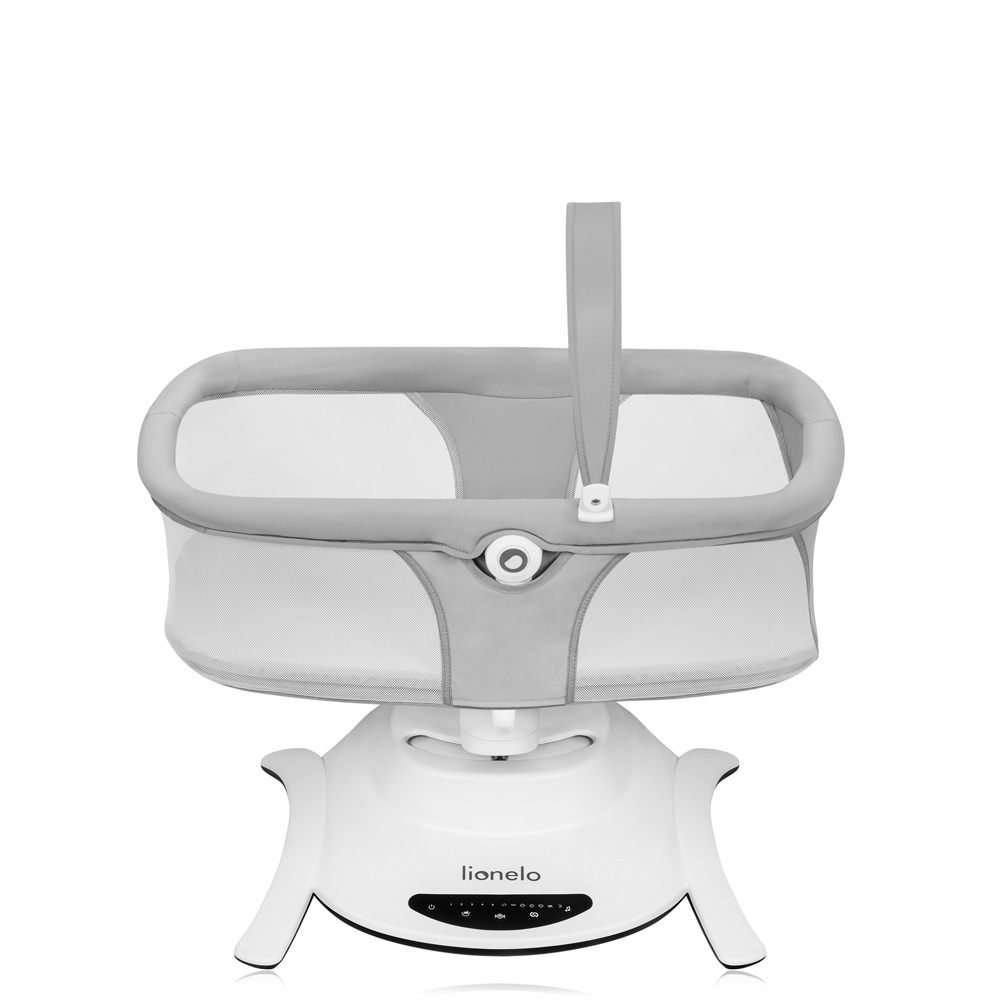 LIONELO Detské lehátko Bella Set Grey Concrete, 0m+