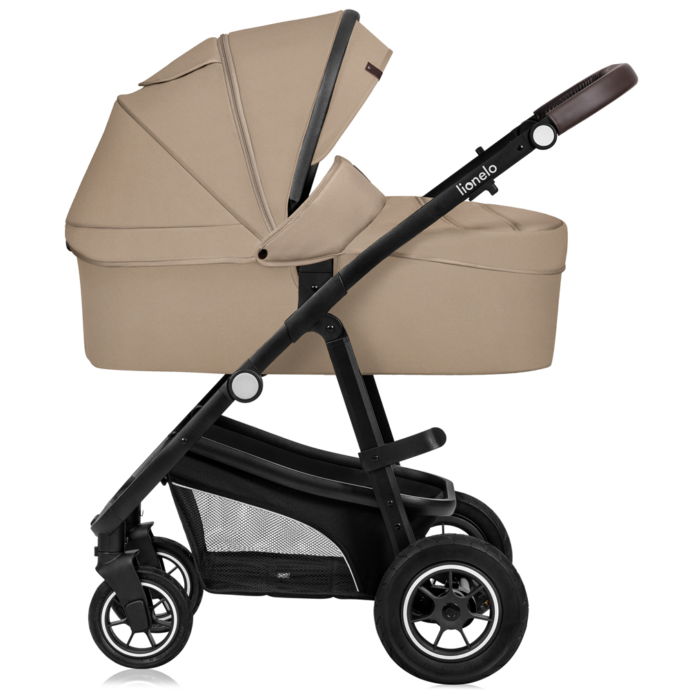 LIONELO Kombinovaný kočík Bianka 3v1 Beige Sand