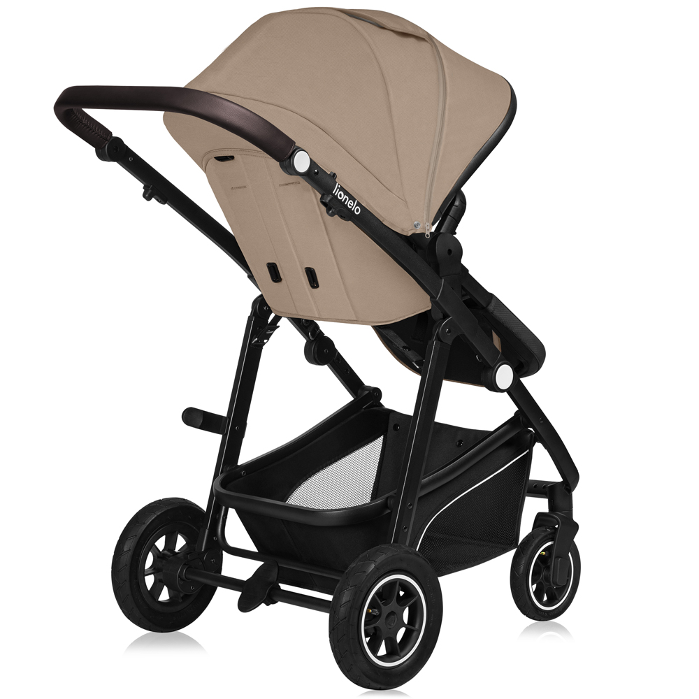 LIONELO Kombinovaný kočík Bianka 3v1 Beige Sand