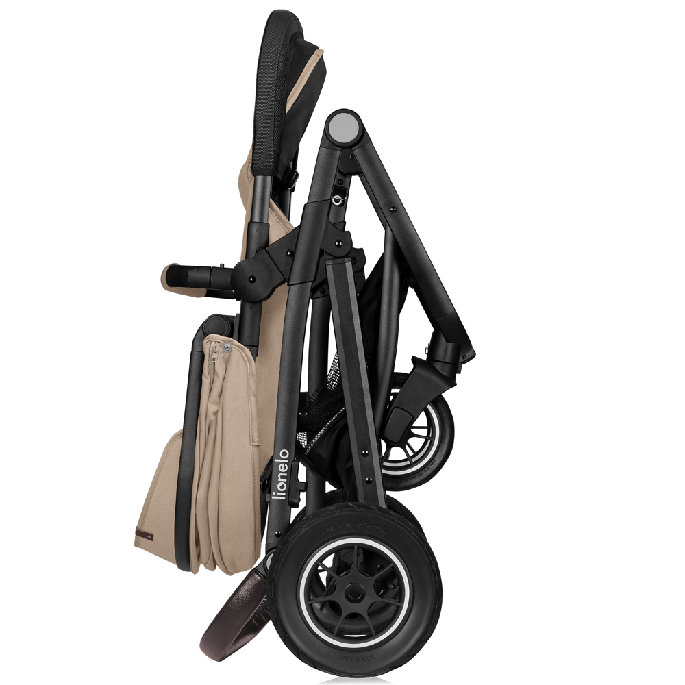LIONELO Kombinovaný kočík Bianka 3v1 Beige Sand