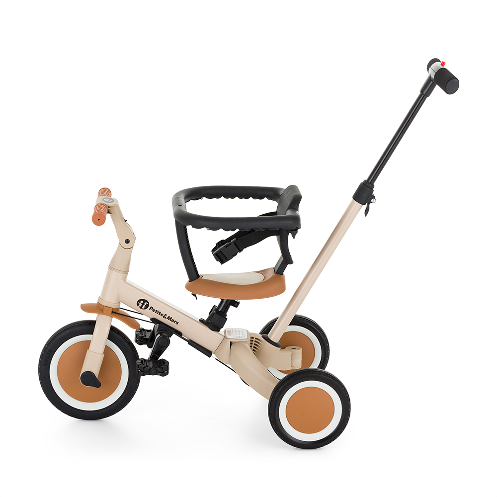 PETITE&amp;MARS Trojkolka multifunkčná 5v1 Turbo Desert Sand