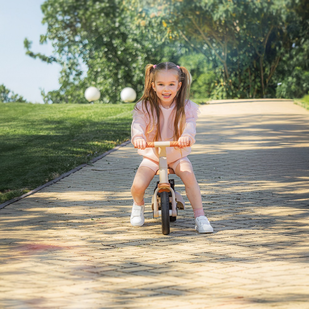 PETITE&amp;MARS Trojkolka multifunkčná 5v1 Turbo Desert Sand