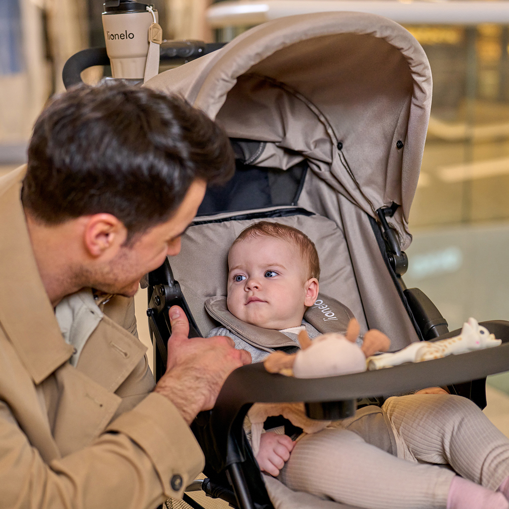 LIONELO Kočík športový Emma Plus Coral Pink