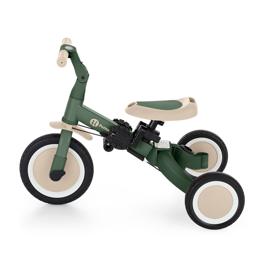 PETITE&amp;MARS Trojkolka multifunkčná 5v1 Turbo Misty Green