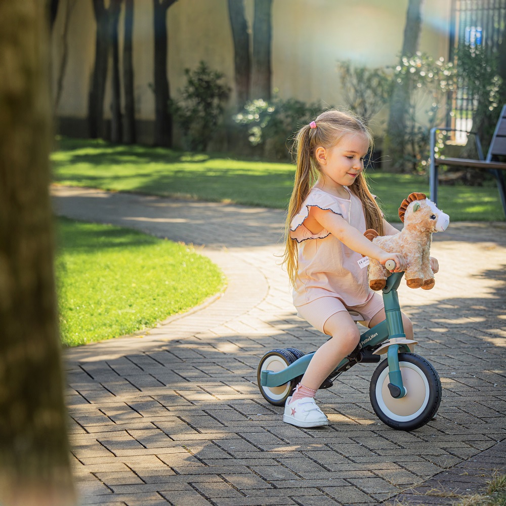 PETITE&amp;MARS Trojkolka multifunkčná 5v1 Turbo Misty Green