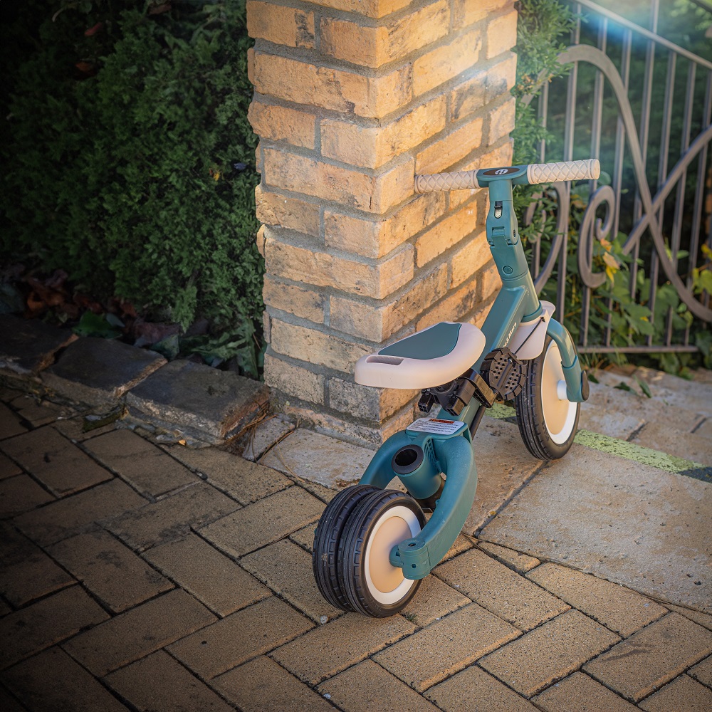 PETITE&amp;MARS Trojkolka multifunkčná 5v1 Turbo Misty Green