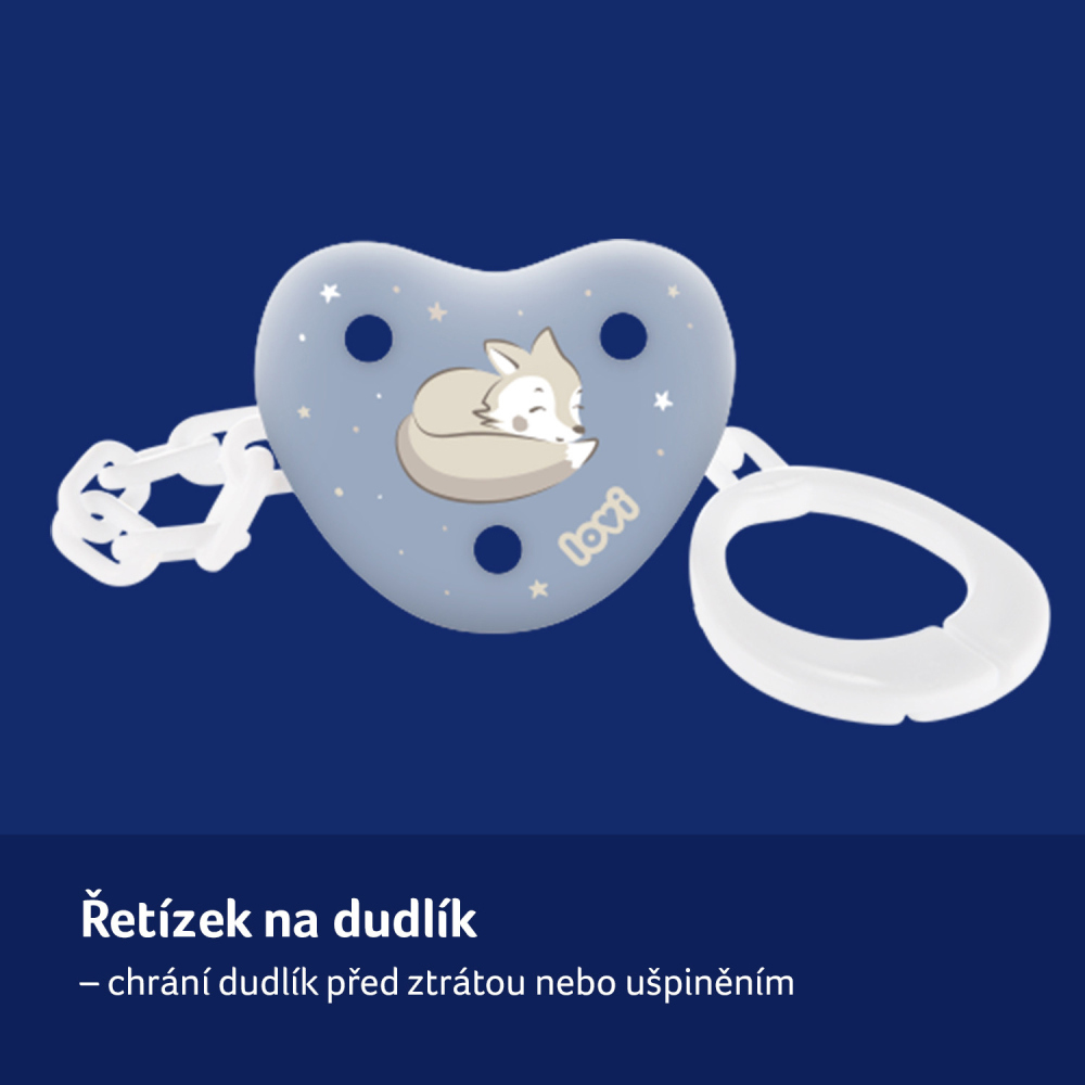 LOVI Retiazka na cumlík Night&amp;Day dievča