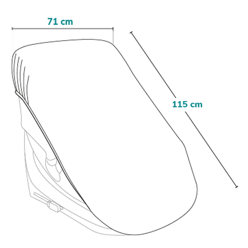 LIONELO Poťah na autosedačku ThermalCover Silver
