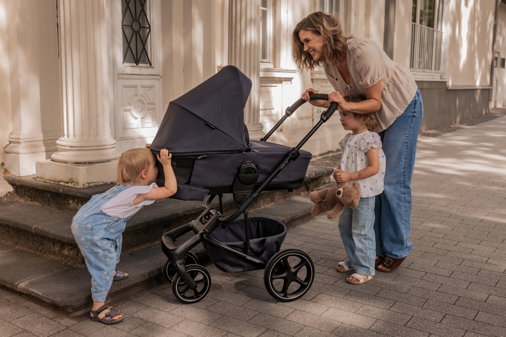 EASYWALKER Set XL kočík kombinovaný Harvey NXT s príslušenstvom Deep Blue