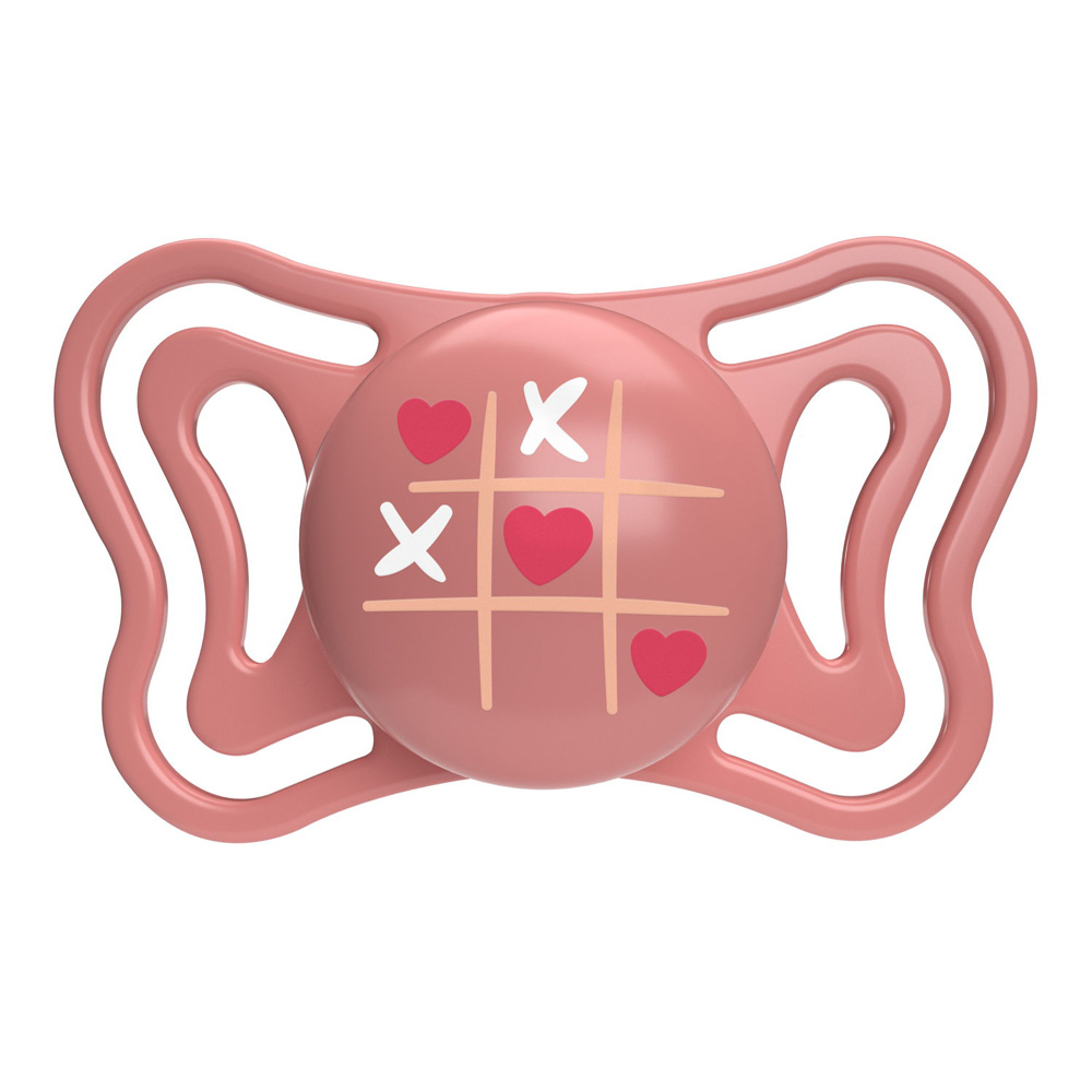 CHICCO Cumlík Physio Light silikónový dievča 16-36m, 2 ks