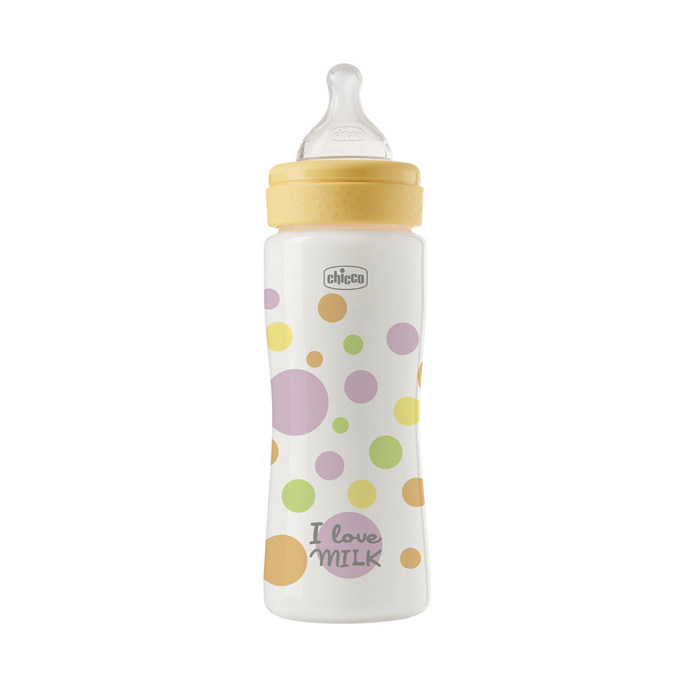 CHICCO Fľaša dojčenská Perfect Easy 330 ml fast silikón chlapec 4m+