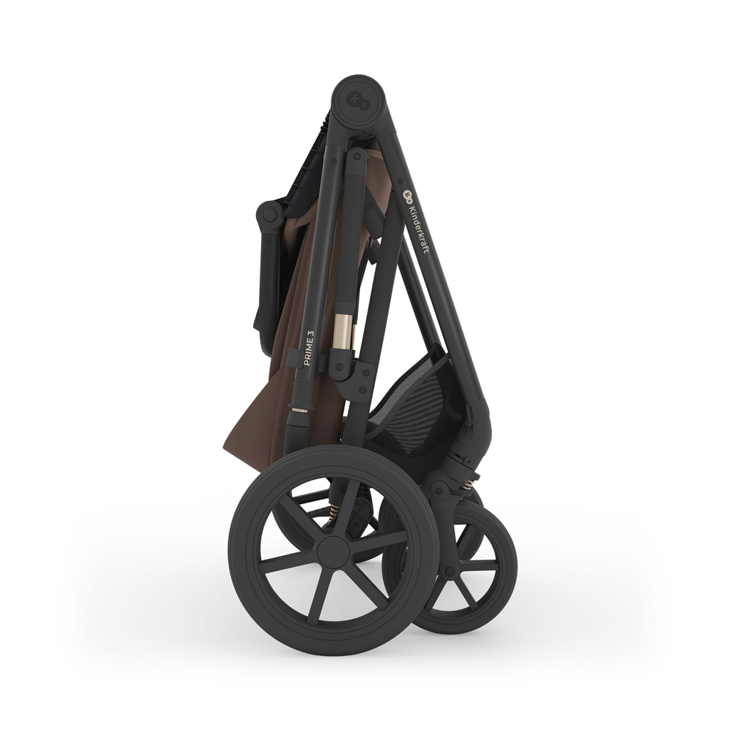KINDERKRAFT Kočík kombinovaný 2v1 Prime 3 Velvet Mocca