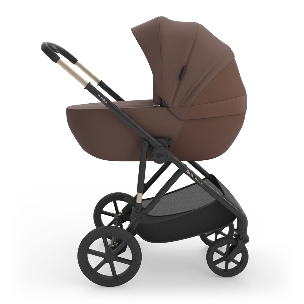 KINDERKRAFT Kočík kombinovaný 3v1 Prime 3 Velvet Mocca
