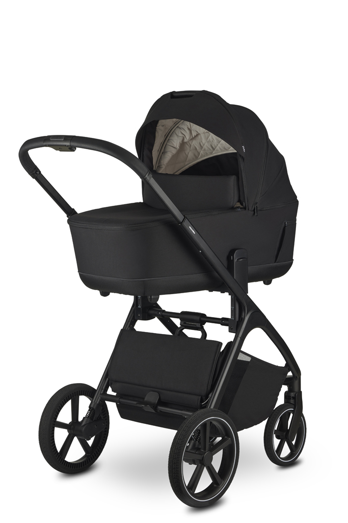 EASYWALKER Kočík kombinovaný Zoey Pure Black + CBX By CYBEX Aton B2 i-Size + základňa