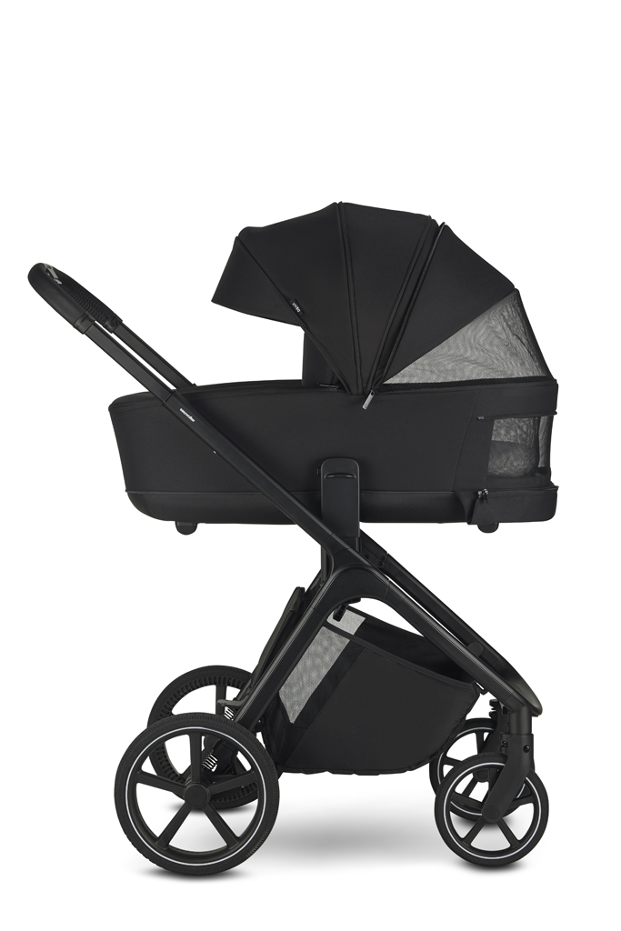 EASYWALKER Kočík kombinovaný Zoey Pure Black + CBX By CYBEX Aton B2 i-Size + základňa