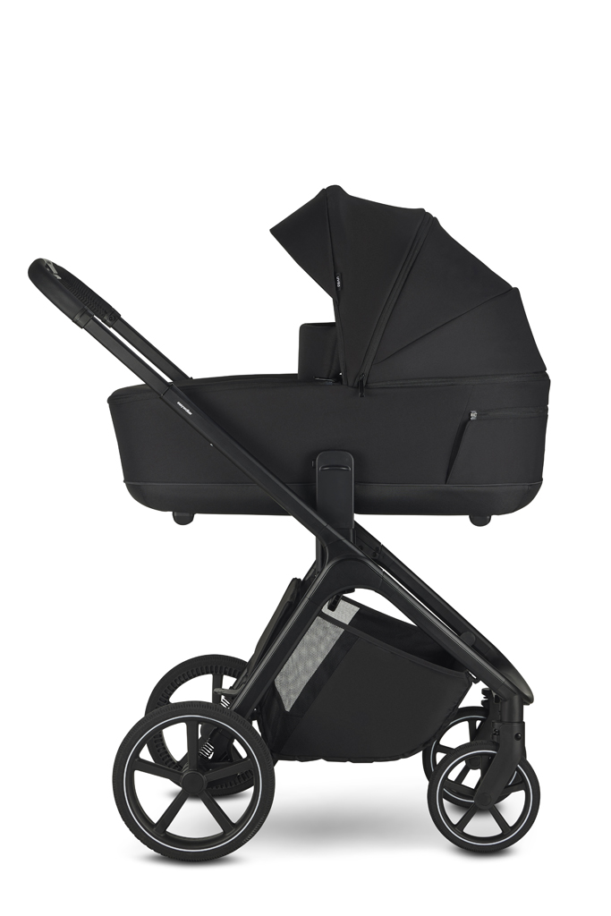 EASYWALKER Kočík kombinovaný Zoey Pure Black + CBX By CYBEX Aton B2 i-Size + základňa