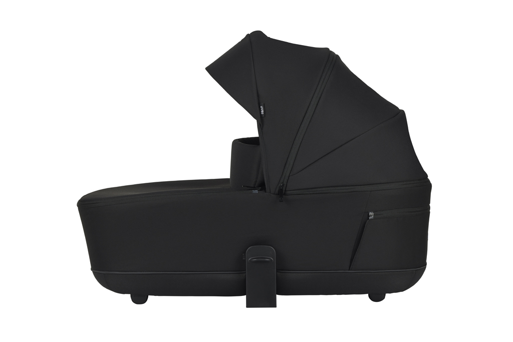 EASYWALKER Kočík kombinovaný Zoey Pure Black + CBX By CYBEX Aton B2 i-Size + základňa