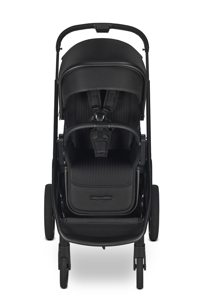 EASYWALKER Kočík kombinovaný Zoey Pure Black + CBX By CYBEX Aton B2 i-Size + základňa