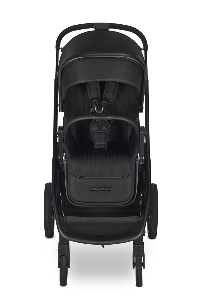 EASYWALKER Kočík kombinovaný Zoey Pure Black + CBX By CYBEX Aton B2 i-Size + základňa