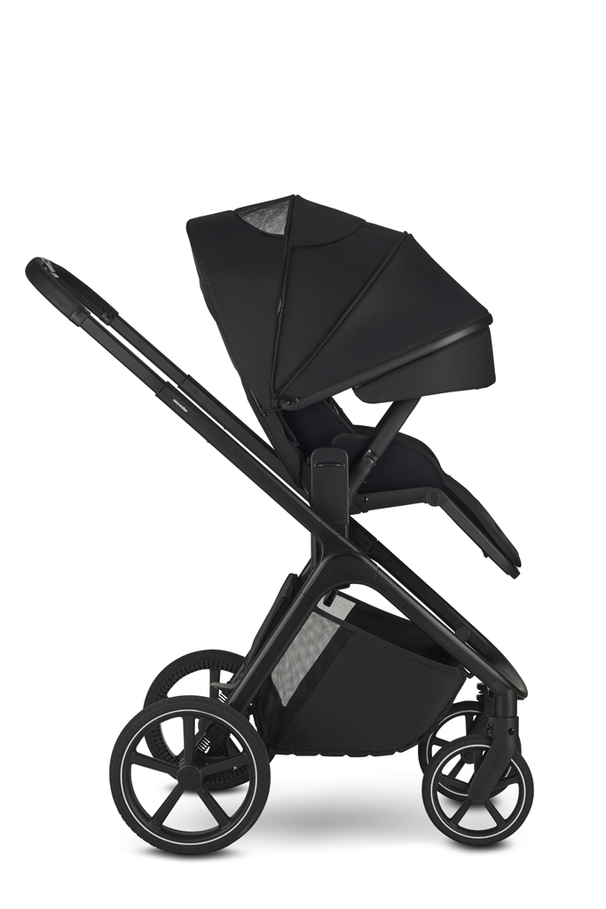 EASYWALKER Kočík kombinovaný Zoey Pure Black + CBX By CYBEX Aton B2 i-Size + základňa