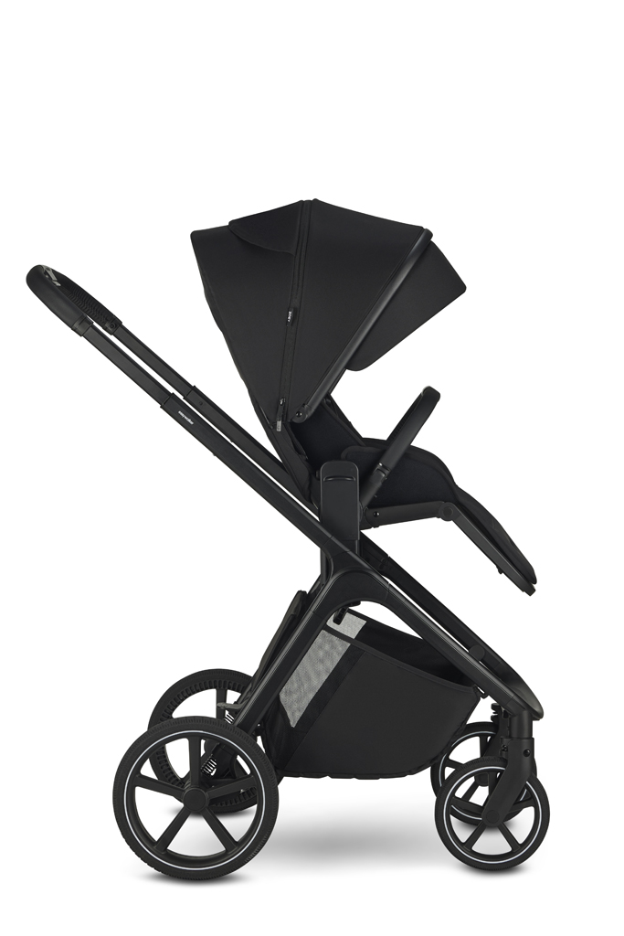 EASYWALKER Kočík kombinovaný Zoey Pure Black + CBX By CYBEX Aton B2 i-Size + základňa